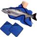  рыба захват рыбалка полотенце рыбалка полотенце рыба .. стержень .. голубой 2 листов ( голубой )