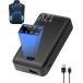 �󒲍�ƕ� �o�b�e���[ 20000mAh ��e�� 4�i�K�������� LED�f�B�X�v���C���� (12V �t�@�� �o�b�e���[ 20000mAh)