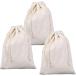  сумка одноцветный большой размер 30x40cm ткань пакет лен пакет мешочек сумка шнур ( "теплый" белый, довольно большой )