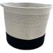 горшок покрытие 8 номер цветочный горшок покрытие модный для помещений корзина 5 номер 7 номер корзина хлопок интерьер ( черный, 6 номер )