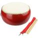  small futoshi hand drum Japanese drum chopsticks set real percussion instrument percussion instruments natural cow leather ( 38.5cm)