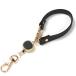 катушка ремешок растягивать . брелок для ключа катушка имеется ремешок чехол для пропуска ключ чехол для проездного билета для кожа ( черный, Free Size)
