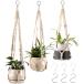  план to вешалка mak ламе висячий подвешивание ниже посадочная машина декоративное растение лен шнур 3 шт. комплект ( слоновая кость )