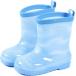  Kids сапоги девочка влагостойкая обувь ребенок длина .. Junior дождь обувь симпатичный модный женщина ( Sky голубой, 18.0~19.0 cm)
