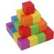  block 30 piece set wooden loading tree toy arithmetic map shape cube body toy colorful 3cmx3cm( colorful 3cmx3cm)