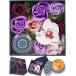  soap flower box aroma candle entering present woman gift birthday Mother's Day . job celebration ... artificial flower ( purple )