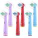[ сменный товар ] электрический зубная щетка заменяемая щетка ребенок Brown Oral B соответствует Kids : детский EB10 мягкость .oral для (3 цвет 6шт.@)