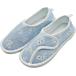  nursing shoes li is bili go in . interior put on footwear light weight seniours for women ( blue /25cm)