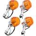 �y�݊��i�z�o�C�N �E�C���J�[ CB ���P�x �I�����W �A���o�[ 12V �ėp CB250T CB400F CL350 4��(�����O�X�e�[)