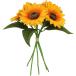  sunflower artificial flower human work decorative plant .. not flower Mukou . celebration present bouquet 1 bundle 5 pcs insertion .