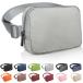  сумка-пояс поясная сумка мужской женский легкий модный сумка "body" сумка на плечо набедренная сумка ( светло-серый )