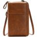  большая вместимость смартфон . входить . плечо кошелек смартфон сумка женский смартфон плечо кошелек имеется . кошелек плечо мобильный сумка ( Brown )