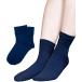  женский носки носки Crew длина сделано в Японии 2 пар комплект . резина нет ( темно-синий, 23.0-25.0 cm)
