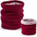 защита горла "neck warmer" мужской мотоцикл спорт Golf лыжи боа обратная сторона боа обратная сторона ворсистый защищающий от холода MDM( красный ( ребристый ), Free Size)