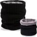  защита горла "neck warmer" мужской мотоцикл спорт Golf лыжи боа обратная сторона боа обратная сторона ворсистый защищающий от холода MDM( черный ( ребристый ), Free Size)