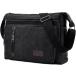  Cross сумка на плечо мужской наклонный .. большая вместимость легкий довольно большой сумка "почтальонка" карман ( черный, Free Size)