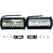 LED��Ɠ� 120W ���[�N���C�g 12V/24V �_�Ƌ@�B �D�� ������ �W���� �h���h�o IP67 �� 2�Z�b�g (�z���C�g)