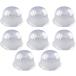  шляпа подставка подставка .. предотвращение пластик шляпа держатель 8 шт. комплект ( прозрачный )