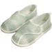  nursing shoes interior put on footwear for women removal and re-installation easy light weight ..( green, 25cm)