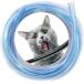 ペットワイヤプロテクター 配線カバー 猫 犬 噛み付き防止 フレキシブルケーブルスリーブ コンセントカバー( 透明)
