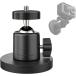  камера магнит подставка свободный платформа 360 раз вращение возможность 1/4 дюймовый винт соответствует магнитный крепление автомобильный фотосъемка многоцелевой ( черный, 66mm)