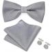  бабочка галстук pocket square запонки кнопка 3 позиций комплект формальный свадьба party MDM (12634-JP302b)