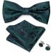  бабочка галстук pocket square запонки кнопка 3 позиций комплект формальный свадьба party MDM (12634-JP278b)