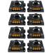 LED ������ �����X�C�b�` DC12-24V 30A �f�B�}�[�X�C�b�` �{�����[���� ���i�K���� 8�Z�b�g (BK,  8�Z�b�g)
