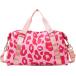  сумка "Boston bag" Leopard рисунок 3WAY барабан путешествие большая вместимость Carry on леопардовая расцветка плечо плечо .. casual Корея ( розовый )