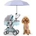 собака Cart зонт от солнца Buggy зонт держатель коляска тент передвижная корзинка домашнее животное ( лиловый )