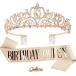  день рождения Tiara день рождения украшение ..... брошь ( модель 1 rose Gold, Crown : ширина 12.5cmx высота 4.5cm,.)