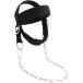  шея Harness шея тренировка .tore шея футболка настройка возможность steel цепь имеется усиленный мускул ( черный, one размер )