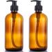  шампунь бутылка стекло заполняющий aroma соответствует янтарь бутылка алкоголь соответствует пустой контейнер ( янтарь ( янтарь цвет ), 500ml 2 шт )
