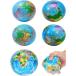  глобус Mini earth мяч 6 шт. комплект soft губка мяч полиуретан PU материалы ( голубой, 10cm)