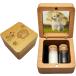  memorial box домашнее животное собака. шерсть сохранение кошка кейс . зуб . шерсть .. inserting домашний алтарь погребальная урна натуральное дерево производства 2 шт. стеклянная бутылка имеется ( лапа & Sakura рисунок )