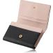  футляр для визитных карточек женский натуральная кожа shrink кожа bai цвет большая вместимость 70 шт. входит футляр для карточек 5 карман перегородка .( черный x бледно-розовый )
