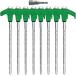  колок 20cm 8 шт. комплект палатка строение инструмент кемпинг уличный электрический дрель соответствует винт колок .( зеленый )
