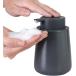  мыло для рук бутылка пена ручной мыло диспенсер насос тип 400ml ( серый, 13.2cmx9cmx9cm)