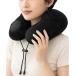 a spec rusio складной подушка для шеи упаковочный пакет имеется U type путешествие pillow мобильный подушка легкий compact . днем .( современный черный, one размер )