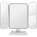  заряжающийся LED с подсветкой три поверхность зеркало женщина super зеркало яркость регулировка 3 -ступенчатый тонировка увеличительное стекло 360° вращение ( белый, длина 30 x ширина 20 cm)
