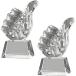 i.. Trophy gdo Nice спорт собрание игра Golf Mini Trophy crystal Sam z выше чемпионский кубок награждение подарок (2 шт )