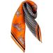  большой размер красивый . шелк style шарф дамский бандана подарок 70x70cm большой размер бандана ( vivid orange проверка )