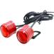 LED проблесковый свет для мотоцикла водонепроницаемый 12V 2 шт. комплект ( красный )