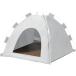  кошка собака домашнее животное палатка bed house кошка маленький магазин товары для домашних животных салон клетка купол . пол ( серый, маленький )