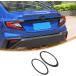  Subaru для WRX S4 VBH 2022 2023 2024 2025. соответствует автомобиль передний + задний Logo оборудование орнамент кольцо ( матовый черный )