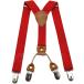  Kids 4 зажим подтяжки 25mm Y type SP86( красный )