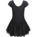  Leotard детский Junior юбка имеется балет гимнастика ( черный, 130)