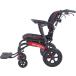  инвалидная коляска тело человека инженерия легкий складной с ассистентом инвалидная коляска алюминиевый compact выдерживаемая нагрузка 120kg W type сиденье S type .. соус (red)