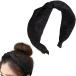  лента-ободок широкий futoshi . лента для волос кручение ja карта женский взрослый Schic Корея способ аксессуары для волос ( черный, свободный размер )