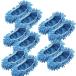 5 пара 10 шт. комплект многофункциональный пыль duster швабра тапочки чехлы на обувь стирка возможность пол уборка tool ( голубой, 17x 15cm)